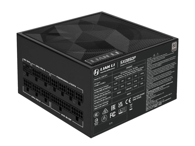 Lian Li SX Series 850W 80 Plus Platinum ATX 3.1