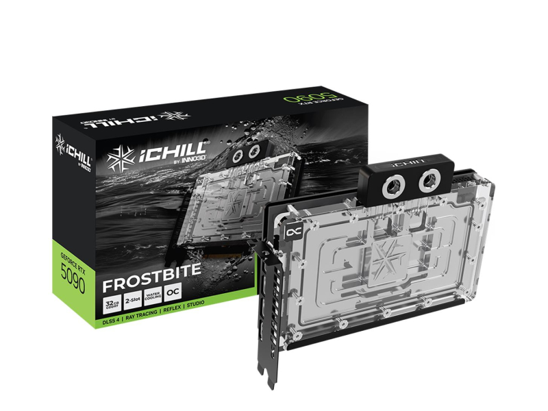 INNO3D GeForce RTX 5090 iCHILL Frostbite 32GB GDDR7 DLSS5