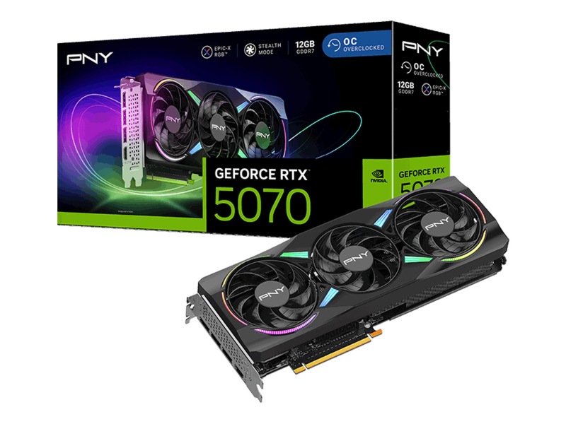 PNY GeForce RTX 5070 ARGB OC 12GB GDDR7 DLSS5