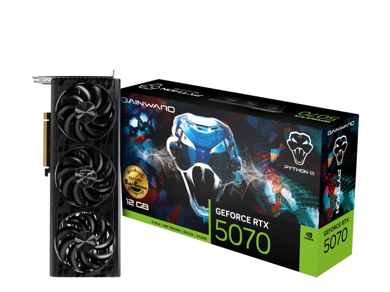 Gainward GeForce RTX 5070 Python III OC 12GB GDDR7 DLSS5