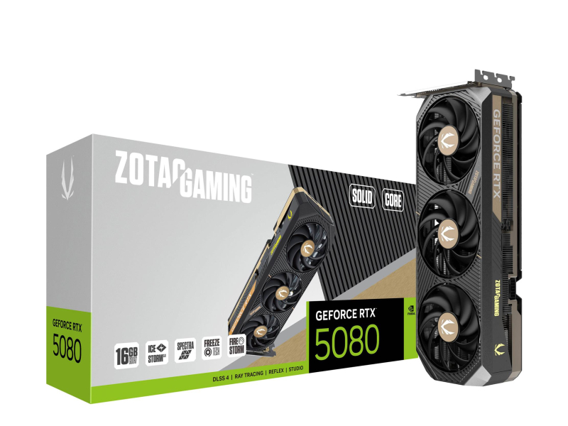 Zotac GeForce RTX 5080 Solid Core 16GB GDDR7 DLSS5