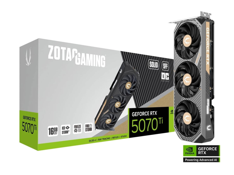Zotac GeForce RTX 5070 Ti Solid SFF 16GB GDDR7 DLSS5