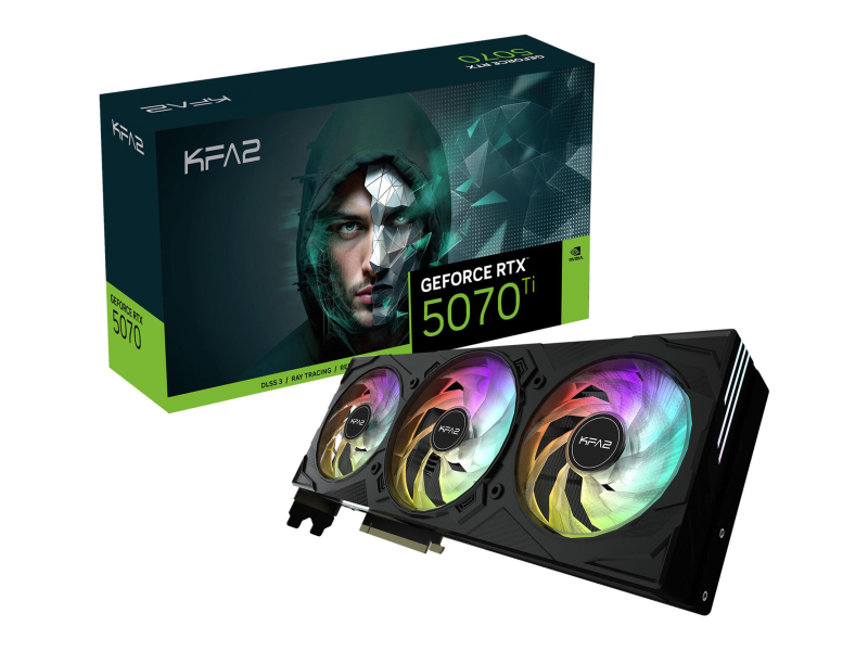 KFA2 GeForce RTX 5070 Ti EX Gamer 1-Click OC 16GB GDDR7 DLSS5