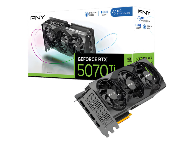 PNY GeForce RTX 5070 Ti OC 16GB GDDR7 DLSS5