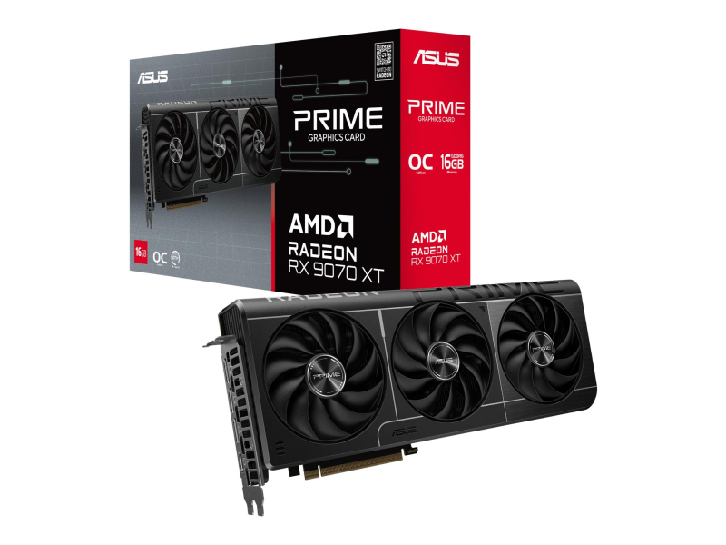ASUS Radeon RX 9070 XT Prime OC 16GB GDDR6