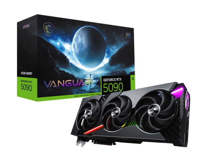 MSI GeForce RTX 5090 Vanguard SOC 32GB GDDR7 DLSS5