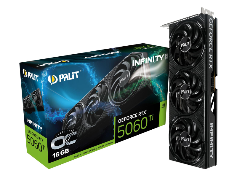 Palit GeForce RTX 5060 Ti Infinity 3 OC 16GB GDDR7 DLSS5