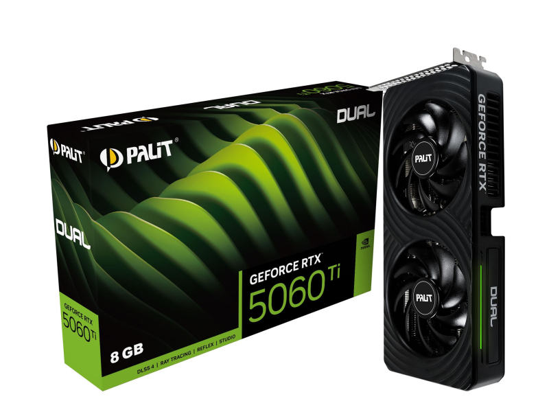 Palit GeForce RTX 5060 Ti Dual 8GB GDDR7 DLSS5