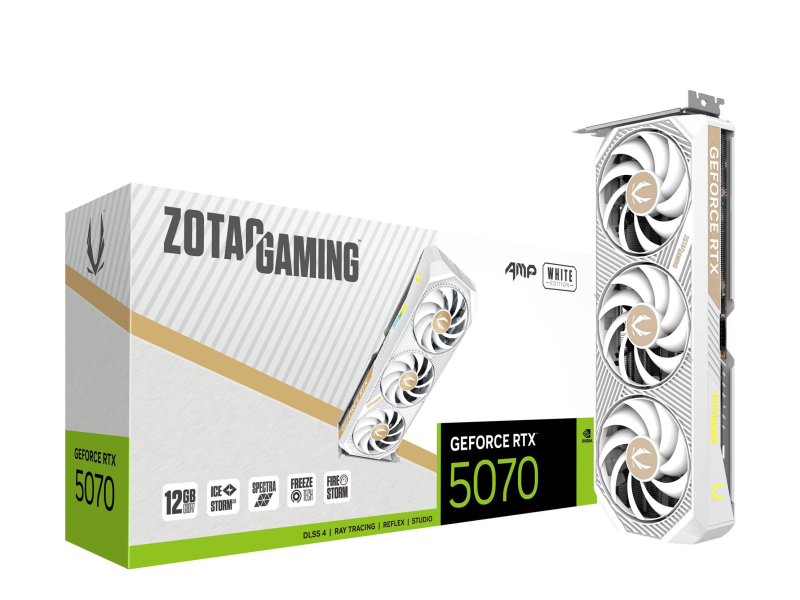 Zotac GeForce RTX 5070 AMP White 12GB GDDR7 DLSS5