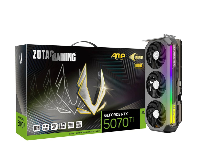Zotac GeForce RTX 5070 Ti AMP Extreme INFINITY Ultra 16GB GDDR7