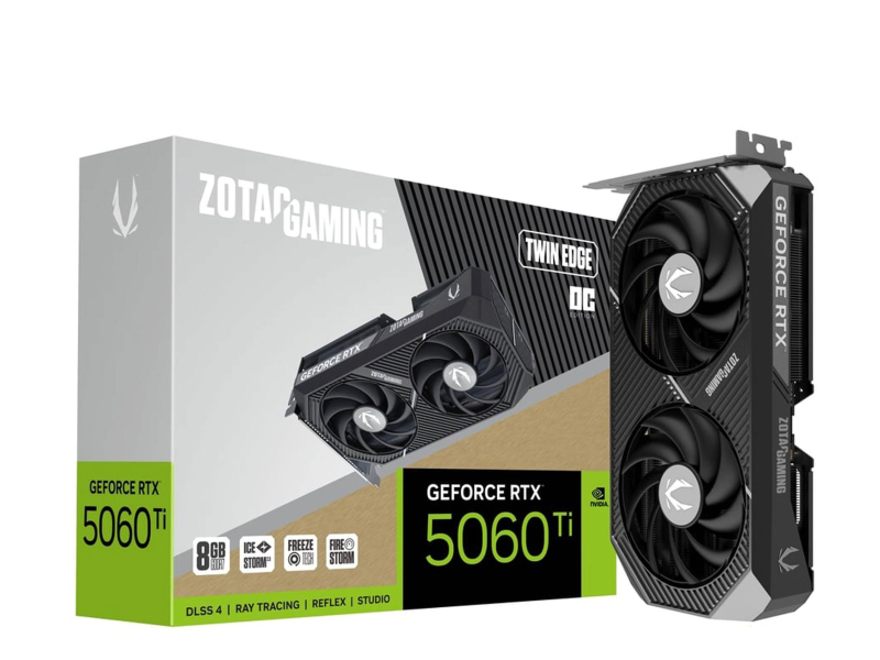 Zotac GeForce RTX 5060 Ti Twin Edge OC 8GB GDDR7 DLSS5