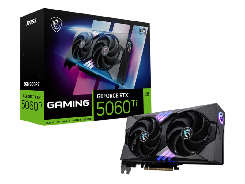 MSI GeForce RTX 5060 Ti Gaming OC 8GB GDDR7 DLSS5