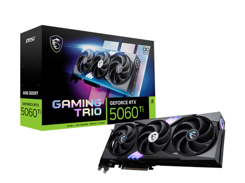 MSI GeForce RTX 5060 Ti Gaming Trio OC 8GB GDDR7 DLSS5