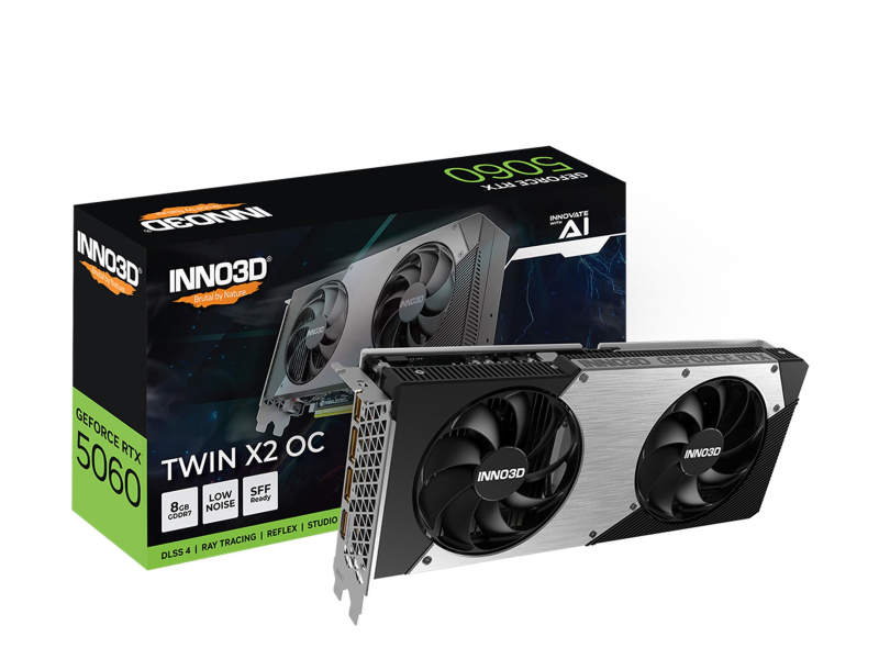 INNO3D GeForce RTX 5060 Twin X2 OC 8GB GDDR7 DLSS5