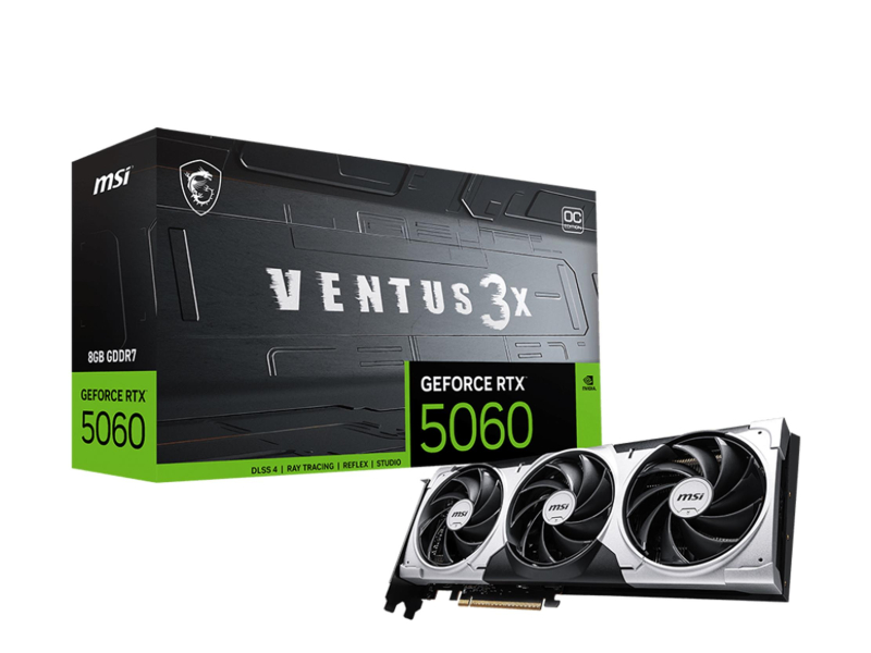 MSI GeForce RTX 5060 Ventus 3X OC 8GB GDDR7 DLSS5