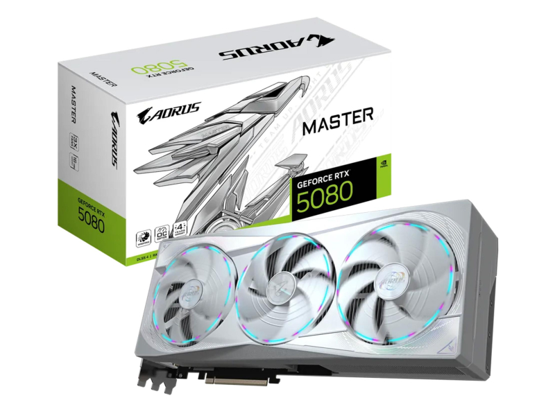 Gigabyte GeForce RTX 5080 AORUS Master Ice 16GB GDDR7 DLSS5