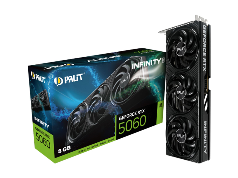 Palit GeForce RTX 5060 Infinity 3 8GB GDDR7 DLSS5