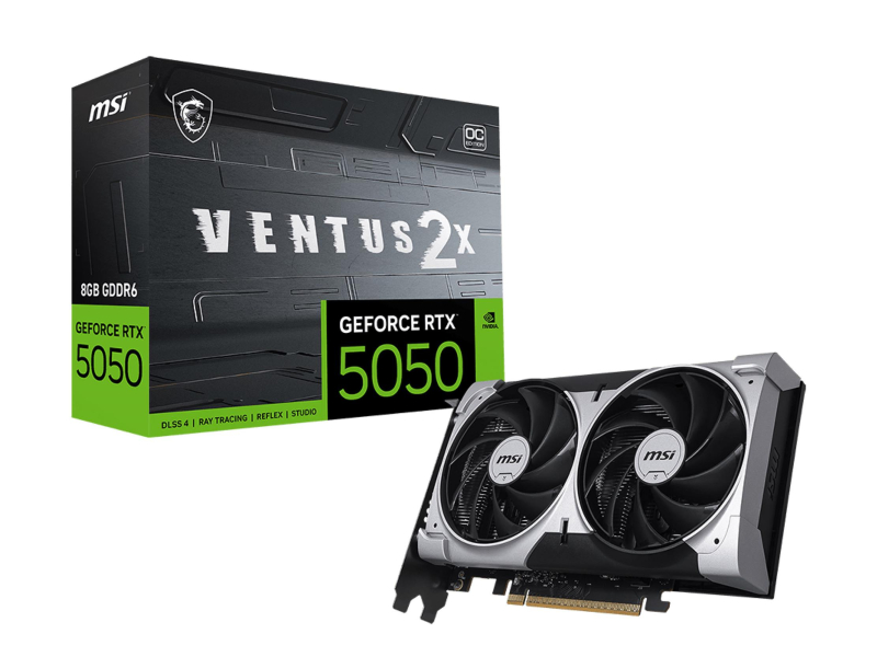 MSI GeForce RTX 5050 Ventus 2X OC 8GB GDDR6 DLSS5