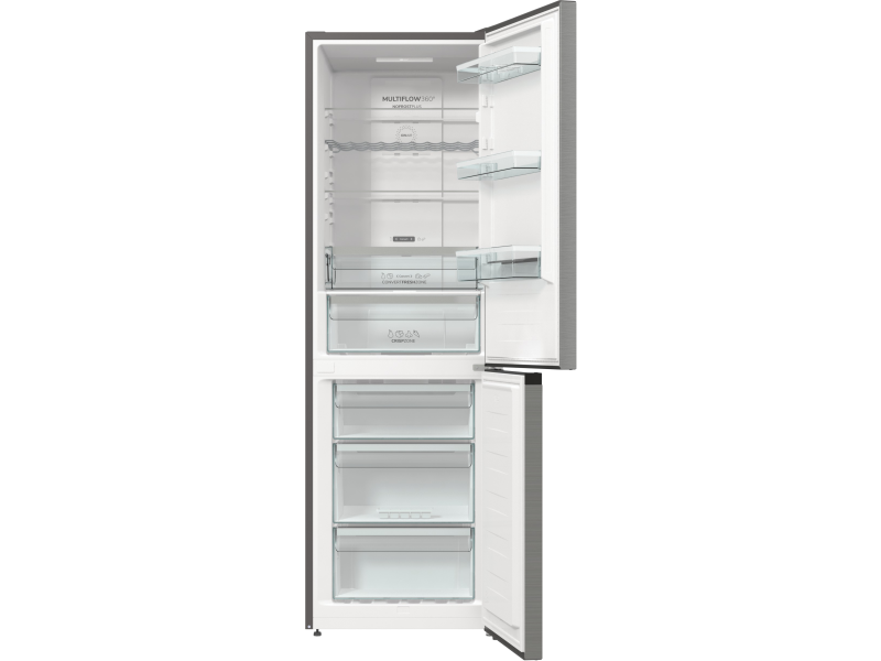 Gorenje NRK6192AXL4 No Frost 185cm Srebrna AdaptTech KitchenFit 300L