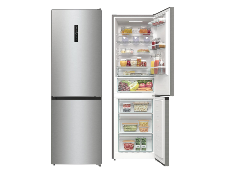 Gorenje NRK619CA2XL4 No Frost 185cm Srebrna AdaptTech CrispZone 300L