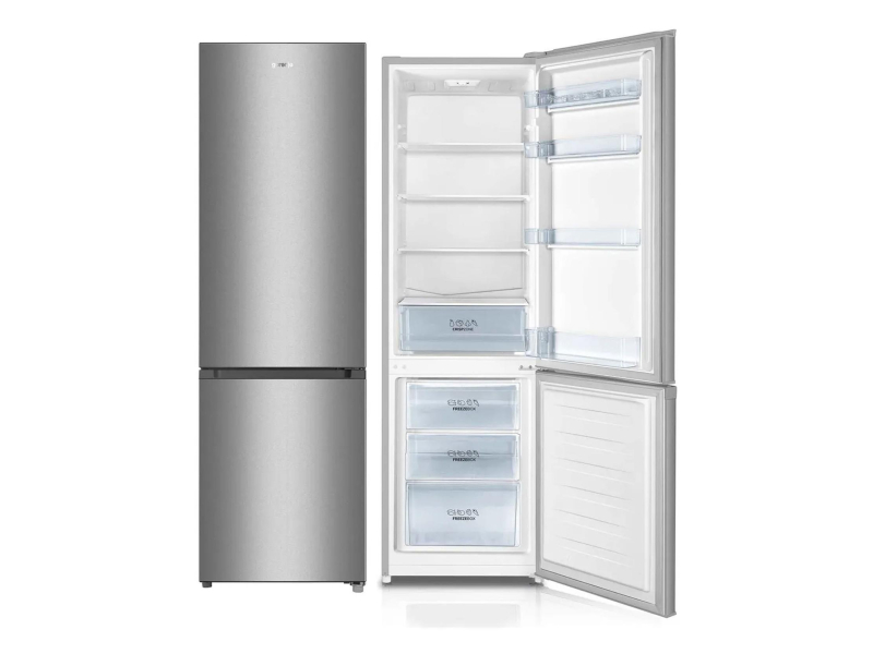 Gorenje RK4182PS4 180cm Szara Slim 55cm EcoMode 269L