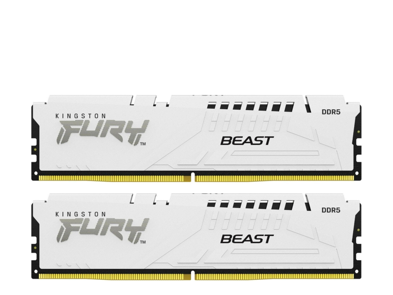 Kingston FURY 32GB (2x16GB) 6000 CL30 Beast Biały