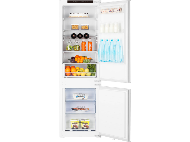 Gorenje NRKI418EP1 177,2cm 38dB Zawiasy Ślizgowe 246L