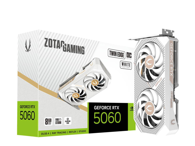 Zotac GeForce RTX 5060 Twin Edge OC White 8GB GDDR7 DLSS5