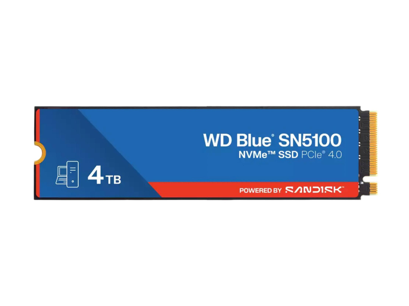 WD 4TB M.2 PCIe Gen4 NVMe Blue SN5100
