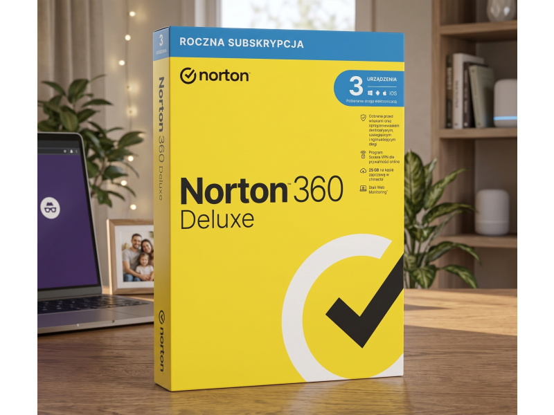 NortonLifeLock 360 Deluxe 3st. (12m.)