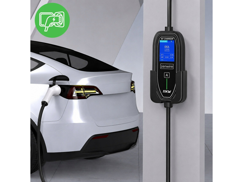 Zenwire Ładowarka do Samochodu Elektrycznego EV 11KW 16A Typ 2 7m