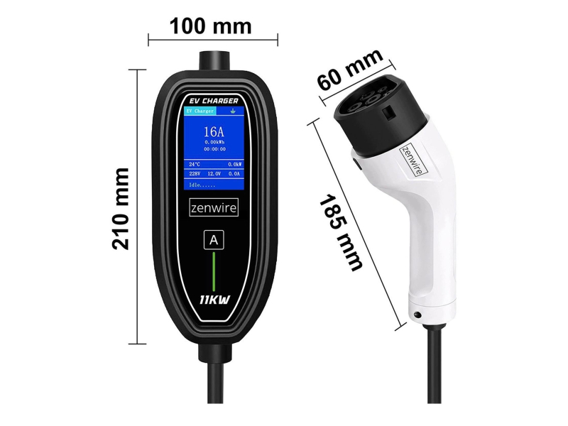 Zenwire Ładowarka do Samochodu Elektrycznego EV 11KW 16A Typ 2 7m