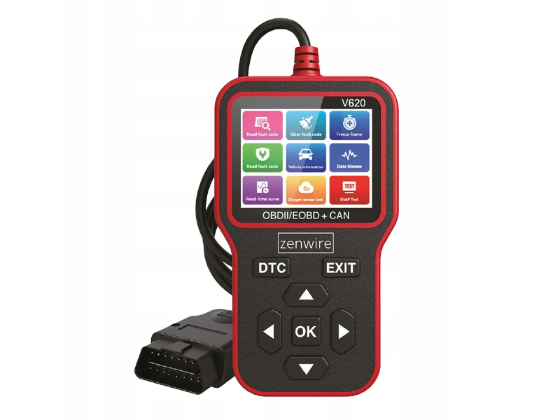 Zenwire Skaner Diagnostyczny OBD2 ELM327 CAN V620