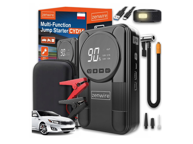 Zenwire Urządzenie Rozruchowe Powerbank 12000mah Jump Starter CYD14