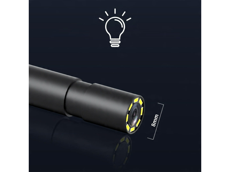 Zenwire Kamera Inspekcyjna Warsztatowa Endoskop FHD IPS USB-C 5m
