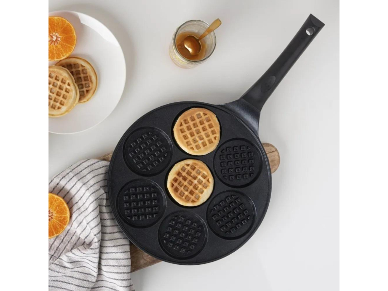 Valdinox Patelnia do placków i jajek 26 cm wafel indukcja