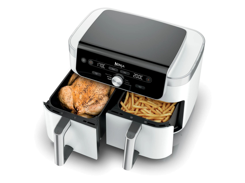 Ninja Air Fryer DZ901EUWH z podwójnym koszem biały