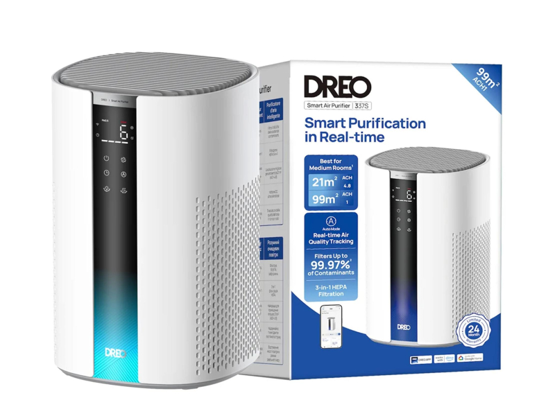 DREO Oczyszczacz powietrza Air Purifier 337S Biały