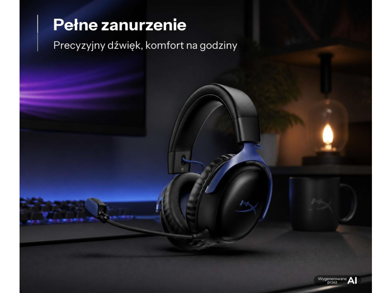 HyperX Cloud III S Wireless Black/Blue