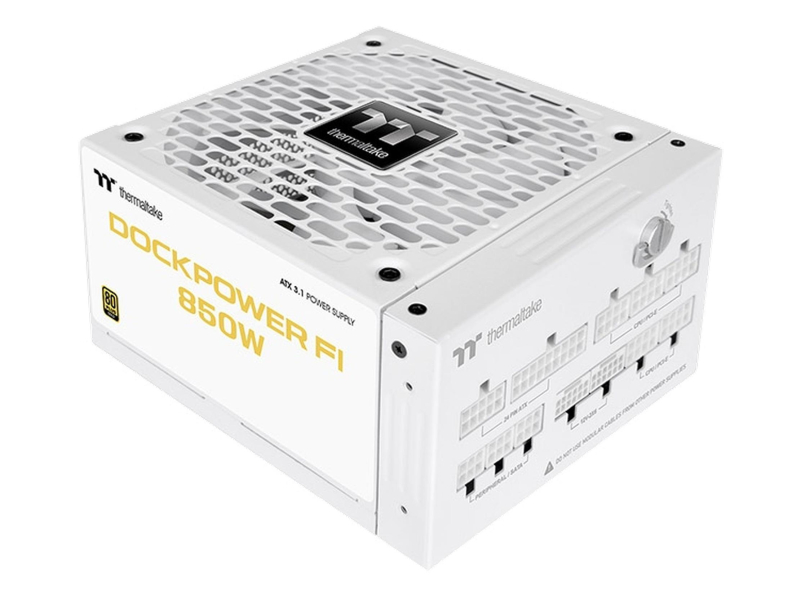 Thermaltake Dockpower FI 850W 80 Plus Gold modular ATX3.1 Gen5 Snow