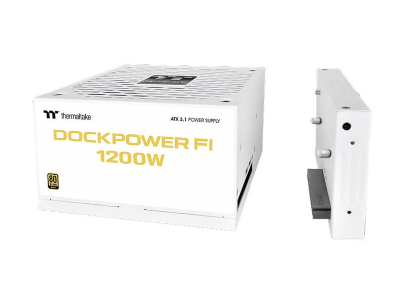 Thermaltake Dockpower FI 1200W 80 Plus Gold modular ATX3.1 Gen5 Snow