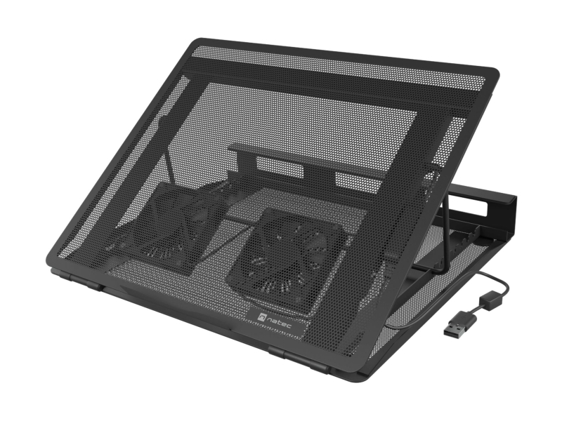 Natec Tern 2 Plus podstawka chłodząca pod laptopa 12,1–17,3