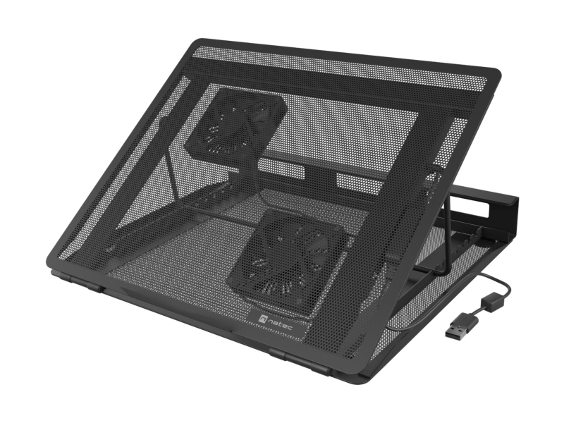 Natec Tern 2 Plus podstawka chłodząca pod laptopa 12,1–17,3