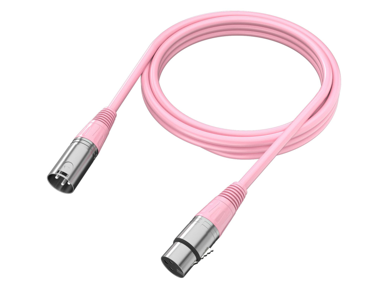 Fifine L9CP XLR RÓŻOWY 1,8 M