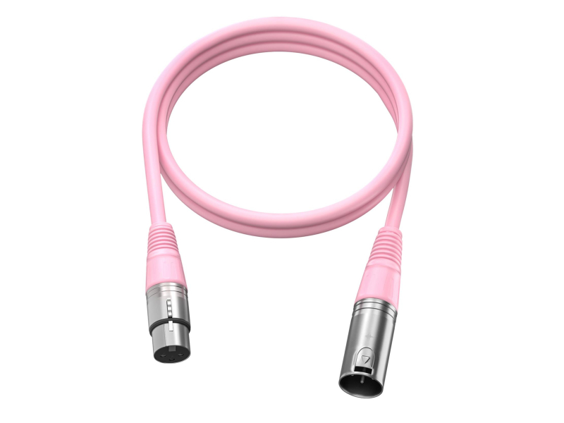 Fifine L9CP XLR RÓŻOWY 1,8 M