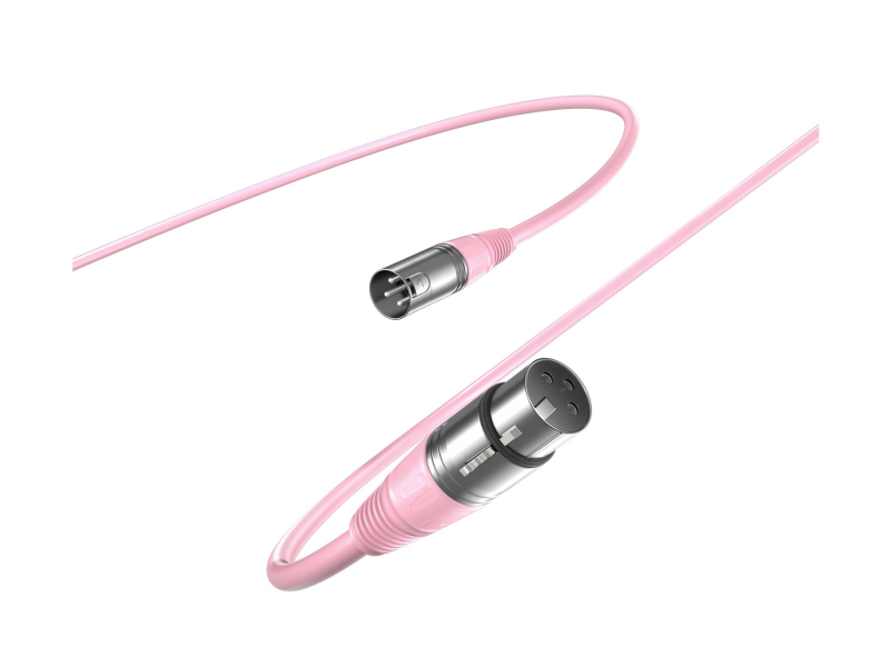 Fifine L9CP XLR RÓŻOWY 1,8 M
