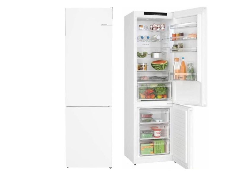 Bosch KGN392WDF No Frost 203cm Biała Komora Zero 363L