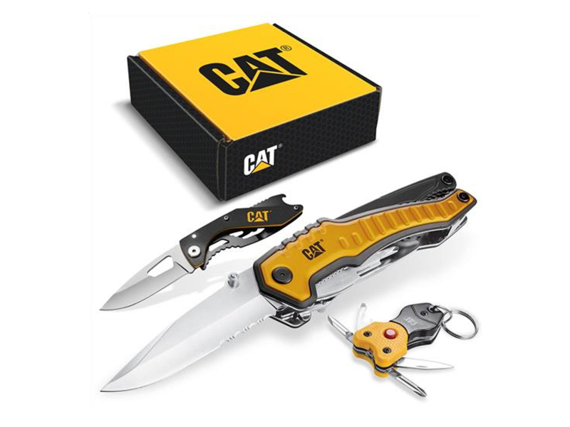 Cat Zest. XL 3pcs Multi-Tool, Knife and Keychain