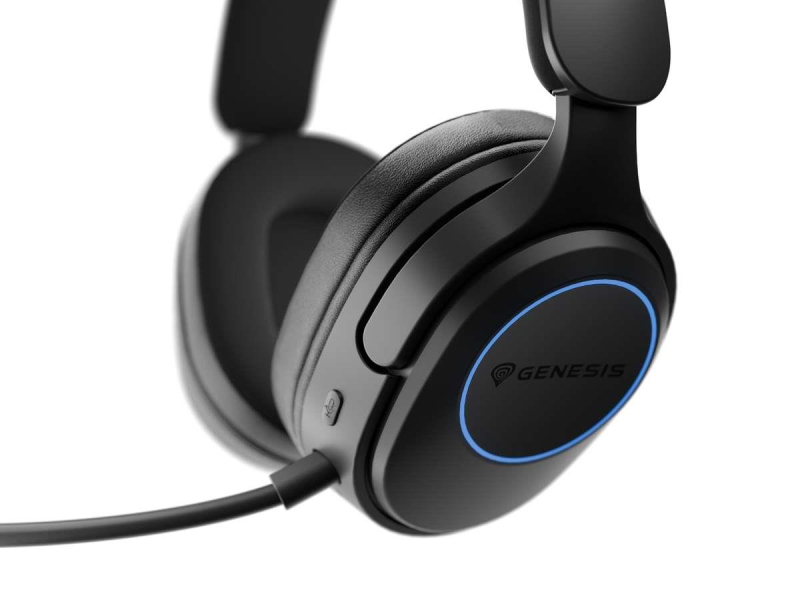 Genesis NEON XV z mikrofonem czarne