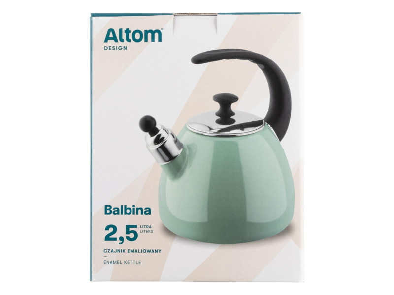 Altom Balbina czajnik emaliowany 2,5 l szałwia indukcja
